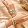 Elegant Open Cuff Bracelet Chinese Style Women's Floral Bracelet  Gifts for Women Girl