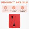 uxcell Car Sun Visor Organizer x Inch Leather Visor Card Holder for and Sun Visors Holds Credit and Sunglasses Red 6.02 4.76 Multi-Pocket Cars,