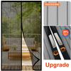 100x210CM Magnetic Door Screen Curtain Anti Mosquito Insect Fly Bug Net Auto Closing Easy to Install Bedroom Home Curtains