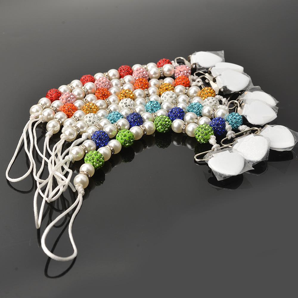 Ins Imitation Pearl Schnullerkette Anti-Drop-Kette Zahngelkette Mutter- und Säuglingsbedarf