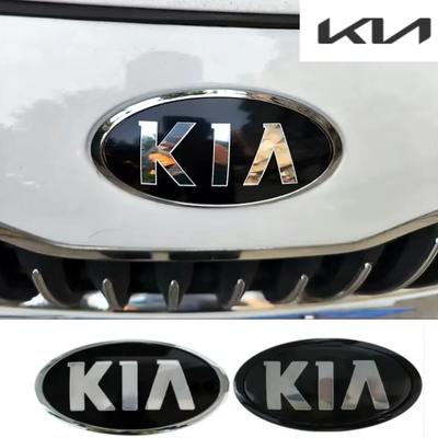 Car Front Hood Emblem Rear Trunk Badge Sticker KIA Sportage Ceed Sorento Cerato Optima Picanto Rio Soul K3 K5 Stonic Fitting