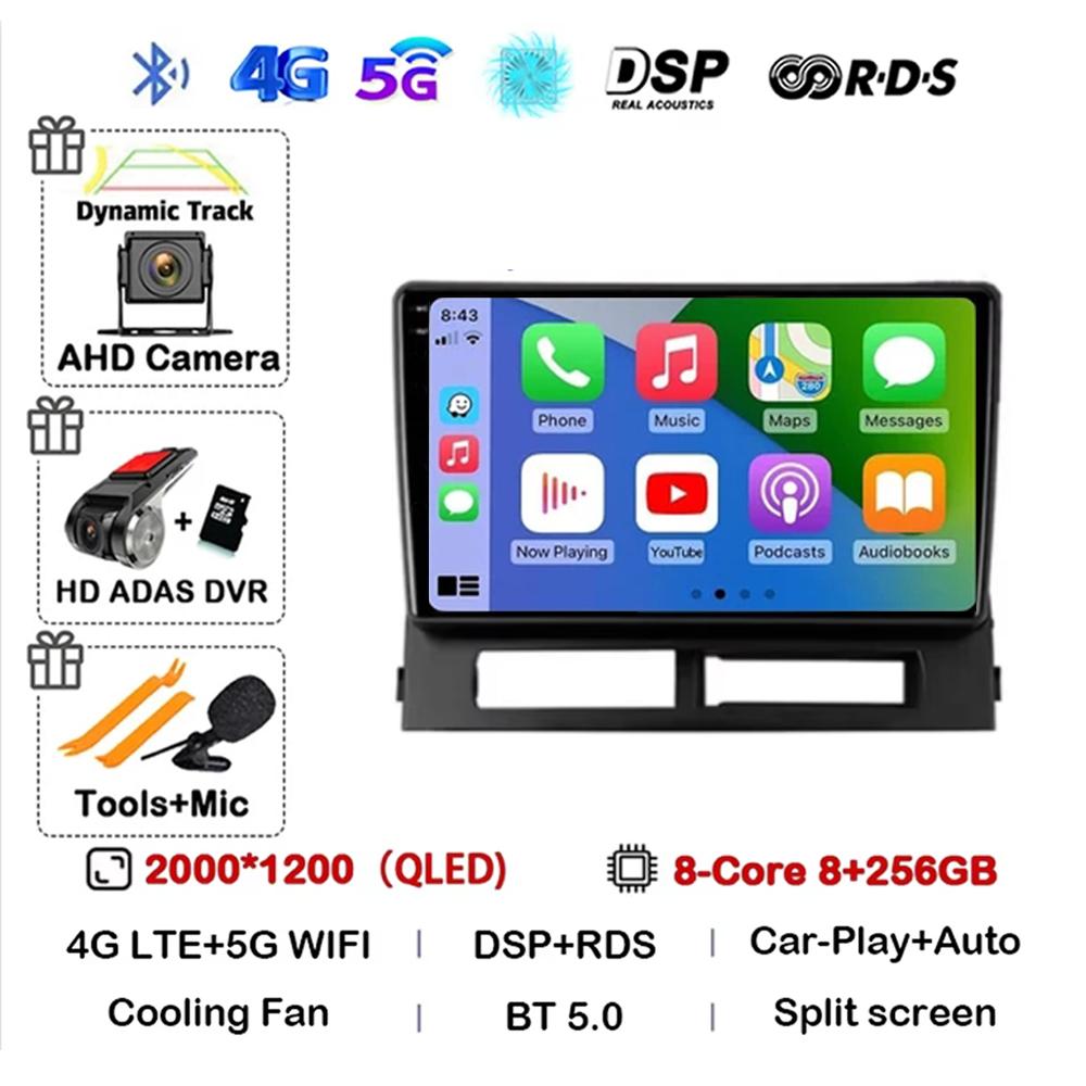 Carplay For Toyota Prius XW20 II 2 2003 - 2011 Android 14 Android Auto 2DIN Autoradio Lettore Unità principale GPS Stereo Multim