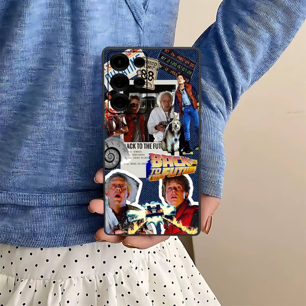 Movie B-Back To The F-Future Phone Case For Samsung S 24 Fe 25 Ultra Plus 20 Lite 21 30 22 23 24 22 Ultra 5G Fundas