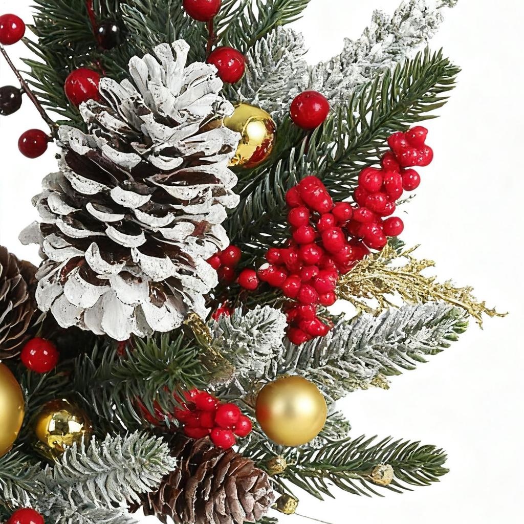 Christmas Wreath Decorative Keepsake Garland Christmas Door Decorations Wreath For Indoor Outdoor Wall Window Porch Garage House