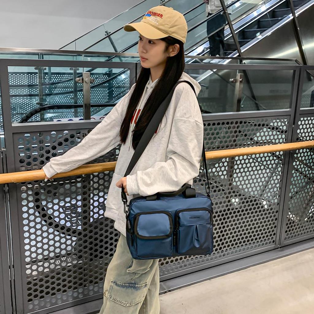 Business Handbag Outdoor Travel Commuting Meeting Short Trip Messenger Bag Large Storage Briefcase Tote Pack