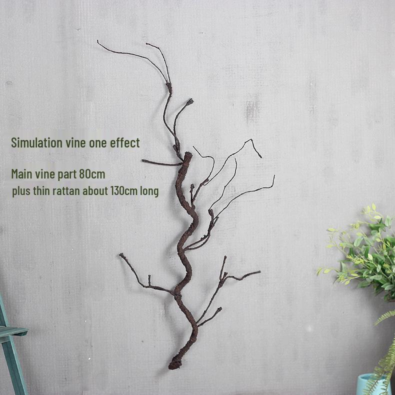 Decorative Rattan Faux Leaf Vines for Air Conditioning Pipe or Shopping Mall Display