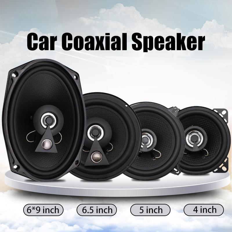 1 Pair 4/5/6.5/6*9 Inch HiFi Car Audio Coaxial Speaker Vehicle Door Audio Music Stereo Full Range Frequency Automobile Speakers 4 inch