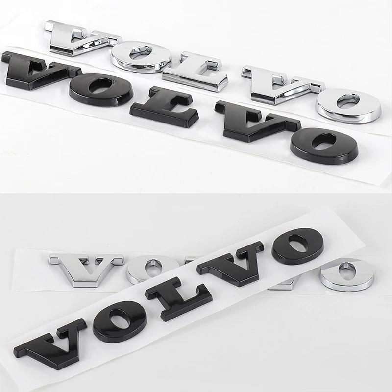 3D ABS VOLVO Letter Car Trunk Emblem Sticker for XC40 XC60 XC90 S60 S90 V50 V70 V60 V40 S80 Auto Rear Badge Exterior Accessories