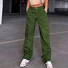 Women's High Waist Washed Women's Jeans Fashionable Versatile Straight Leg Pants