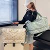 Large Capacity Travel Duffel Bag with Strawberry Pattern - Gym, Weekend, Vacation Bag - Independent Shoe Compartment & Multiple Pockets