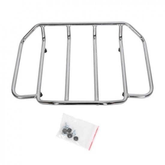 Chrome Tour Luggage Top Rack For Harley  luggage trunk Road King Street Glide