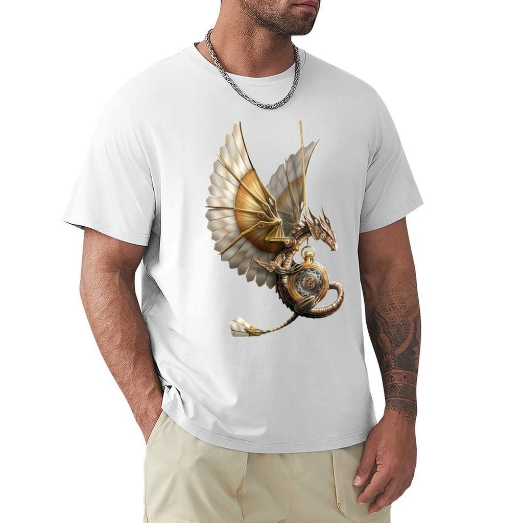 The Dragon Of Time Tshirt Soft Touch Basic Cotton Tshirt