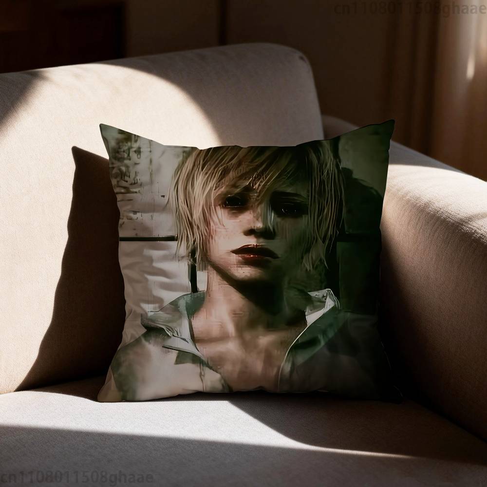 Game SSilent Hill Pillow Case Pillow Case Living Room Sofa Cushion Cover Suitable For Home Bedroom Room Decoration