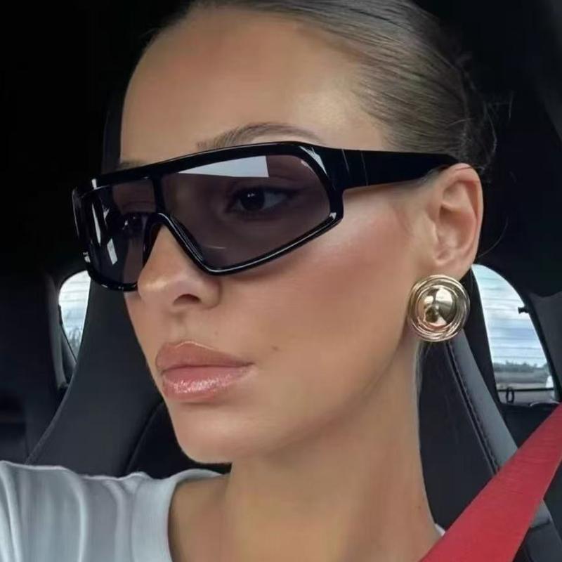 3pcs New Women Outdoor Sports Sunglasses Cycling MTB Climbing Eyeglasses One Piece Personalized Colorful Lens Glasses Unisex