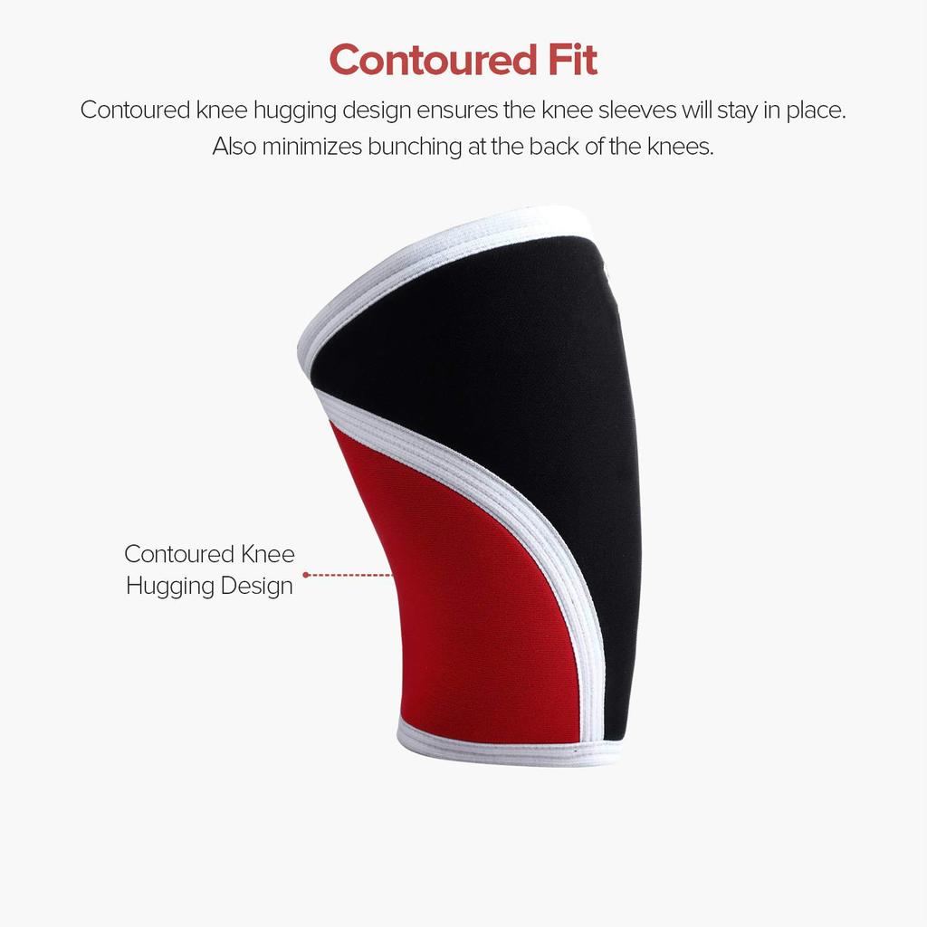 7mm  Neoprene Weightlifting Knee Sleeves