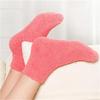 Women's Bed Socks Pure Color Fluffy Warm Winter Christmas Gift Soft Floor Home Candy Color Coral FLeece Velvet Socks Dropship