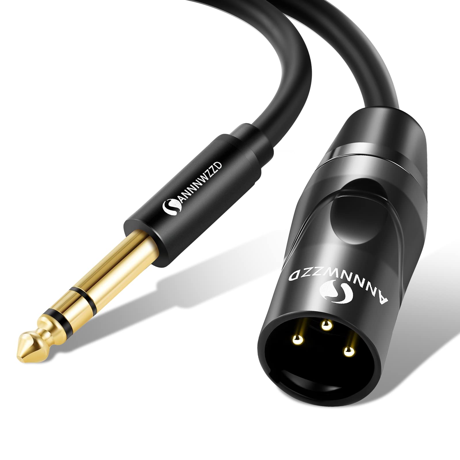 

ANNWZZD Microphone XLR Cable 15M for Loudspeaker and Studio Mixer Cable,
