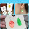 Polymer Clay Cutters for Earring Making Contains Clay Molds Earring Hooks Rings Boho Clay Cutters for Polymer Clay Jewelry