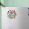 Yunnan merchandise quicksand metal refrigerator sticker magnet strong suction Kunming Internet celebrity clock in tourist attractions souvenirs