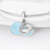 Sea Life Seahorse Whale Charm Charm Bead DIY Jewelry Bracelet Accessories 925 Silver