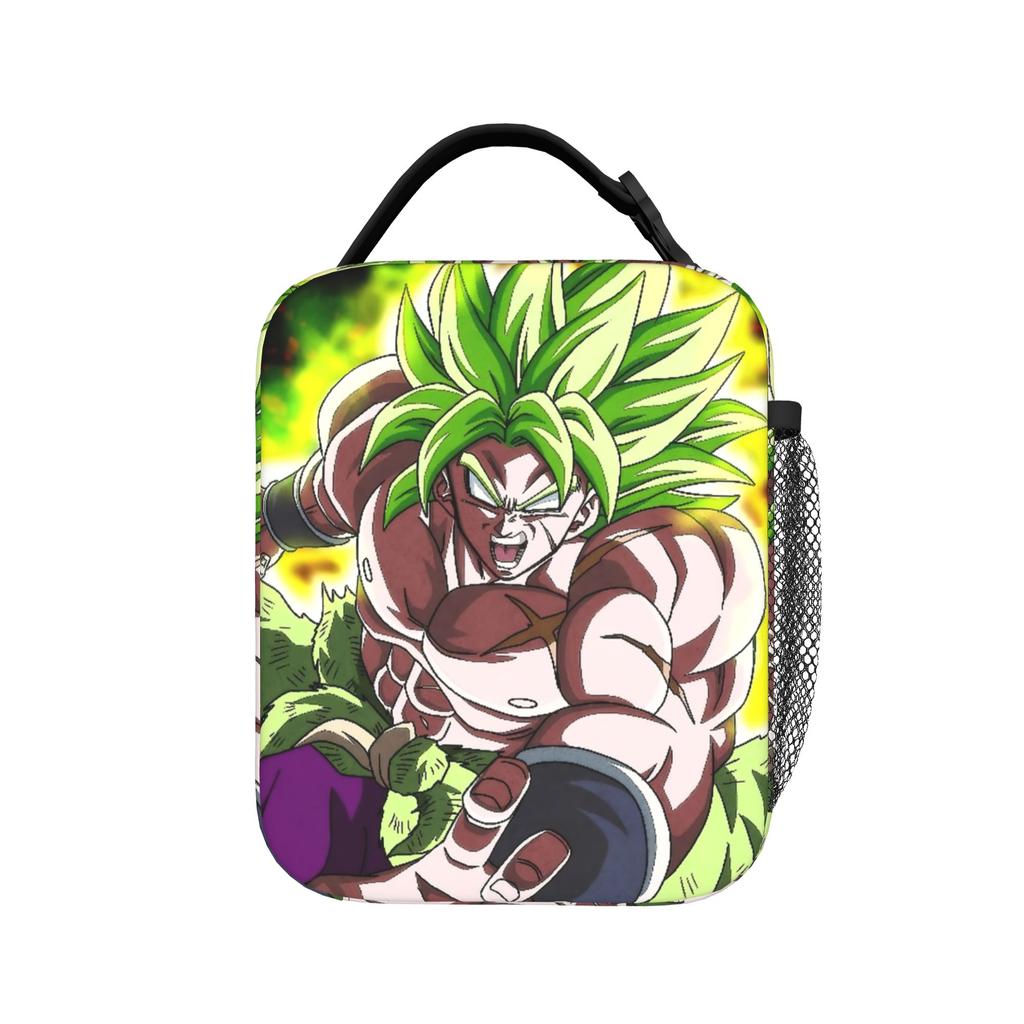Son Goku DBZ Thermal Lunch Bags Lightweight Vegeta DBZ Lunch Container Cooler Carrier Lunch Box Tote College Journey Girls Boys