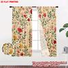 Flat Printing Happy Valentine Day Party Curtains Palaces India Digital Printed Polyester Drapes Family Curtain Set Of 2 Made Washable