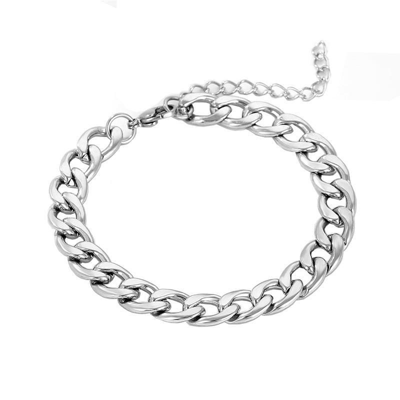 ins style stainless steel men s bracelet personality trend hip hop