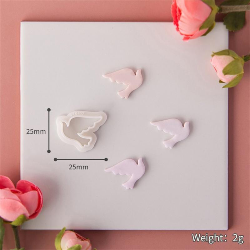 Heart Clay Cutters Clay Jewelry Cutters Valentine's Day Clay Earring Cutters DIY Earrings Accessories for Jewelry Making