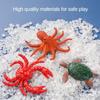 12pcs Plastic Ocean Animals Ornaments Simulated Fish Tank Decorations  Children Toys