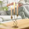 3 Arm Candle Holder Simple Nordic Home Decor Centerpiece Candlestick for Dining Room Party Living Room Wedding Thanksgiving