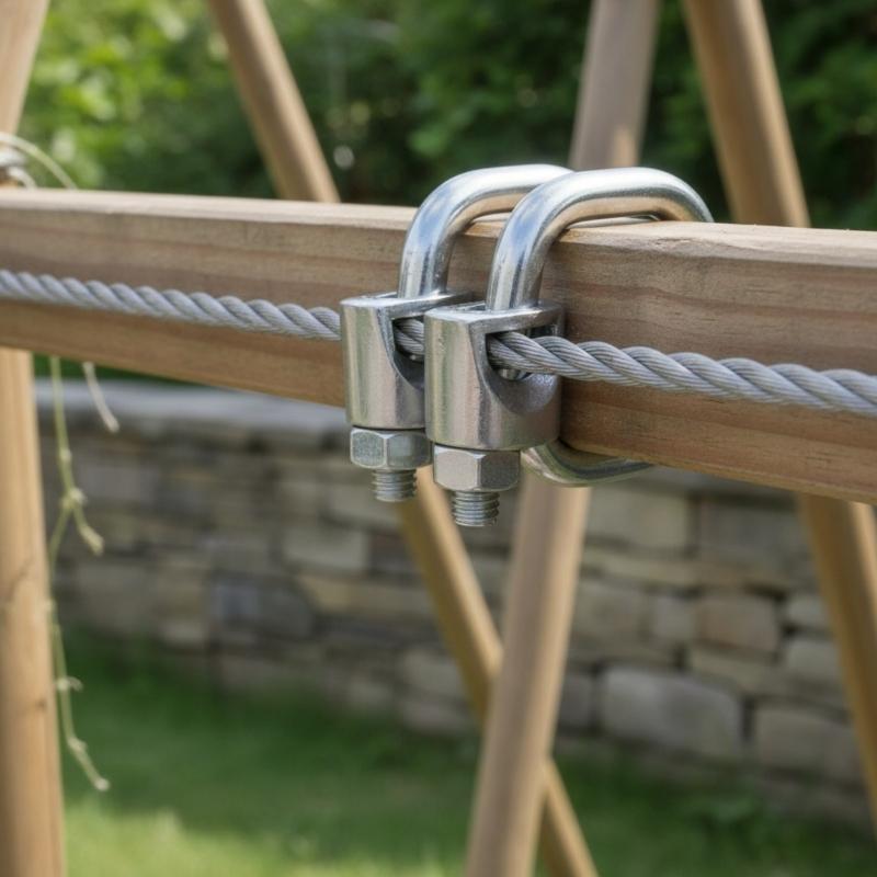 40PCS Rustproof U Shaped Clamping Devices Strong Metal Fastener with Adjustable Grip Suitable for Workshop DIY Projects