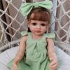 Advanced Painting Detail Reborn Baby Dolls for Girls True To Life 22 Inch Full Silicone Body Bebe Reborn Doll Toddler Betty Realistic Hand Rooted Hair