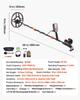 Metal Detector Impermeabile, 304,8 mm, Rivelatore d'Oro Professionale ad Alta Precisione per Adulti, con Display, Cuffie Wireless, 7 Modalità, Regolabile