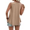 2026 Spring/Summer European & American Sleeveless Round Neck Loose T-shirt