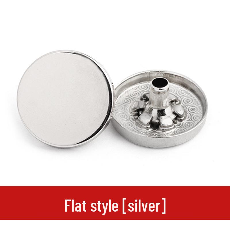 Metal Snap Buttons for Clothing: No-Sew Hidden Snap Accessories for Jackets, Studs, and Mother-Child Buttons.