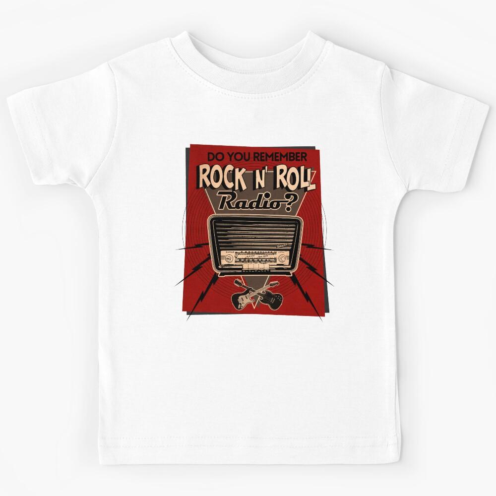 Rock and Roll radio Kids T-Shirt 140