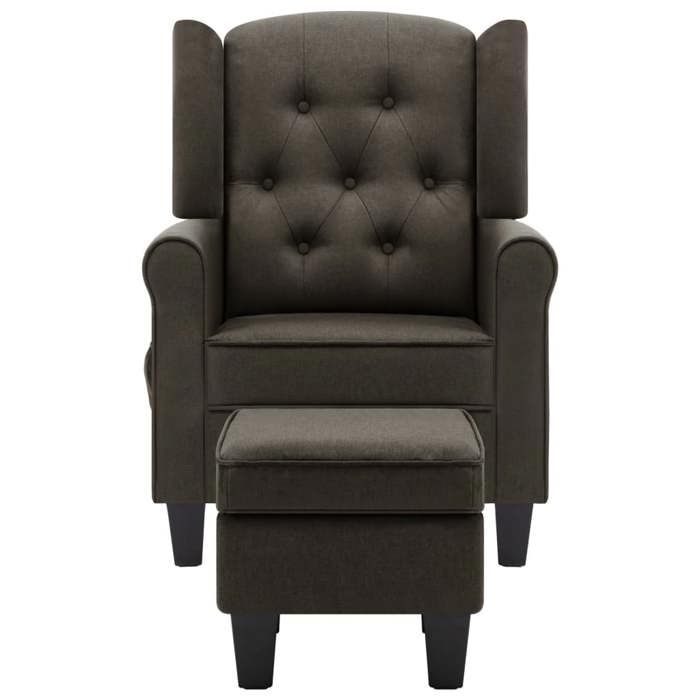 VidaXL Fauteuil de Massage avec Repose-pied Fauteuil de Relaxation Electrique Siège de Salon Salle de Séjour Maison 320169