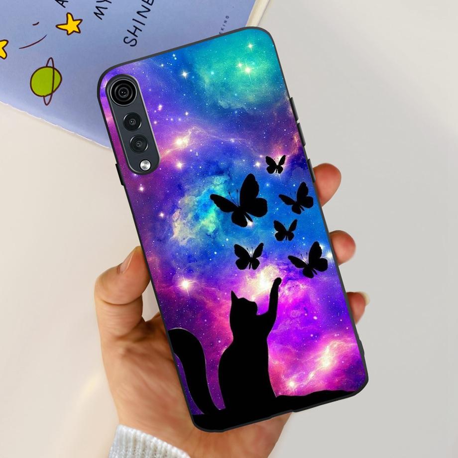 For LG Velvet 5G 4G / Velvet 5G UW Case Cute Cartoon Panda Flower Luxury Soft Silicon Phone Case Back Cover Capas