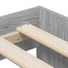 Storage Bed Frame in Grey Sonoma 70 x 190 cm Engineered Wood
