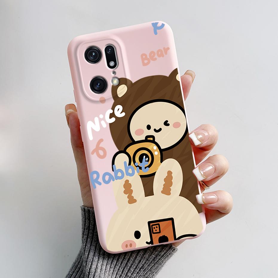 For Oppo Find X5 Pro Lite Phone Case Cute Astronaut Soft Slim TPU Silicone Back Cover For Oppo Find X 5 X5Pro X5Lite Bumper Capa