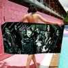 S-S-SlipknotEs Band Microfiber Printed Beach Towel Mountain Climbing Yoga Beach Swimming Running Absorbent Soft Towel