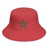 Morocco Fisherman Hats Free Custom Made Name Number Logo Bucket Cap Nation Flag Ma Kingdom Arabic Arab Country Photo Headgear