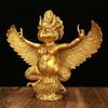 Kupfer Lei Zhen Zi Gott Statue ,Goldflügeliger Garuda Vogel Wohnzimmerdekoration