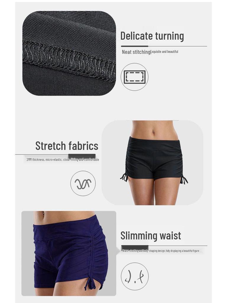 European & American Clearance Bikini Bow Low-Waist Hip-Wrap Women's Swim Trunks