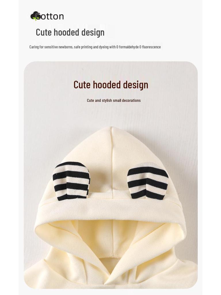 Infant Striped Sweatshirt & Sweatpants - Spring & Autumn 2025 Collection for Baby Boys & Girls