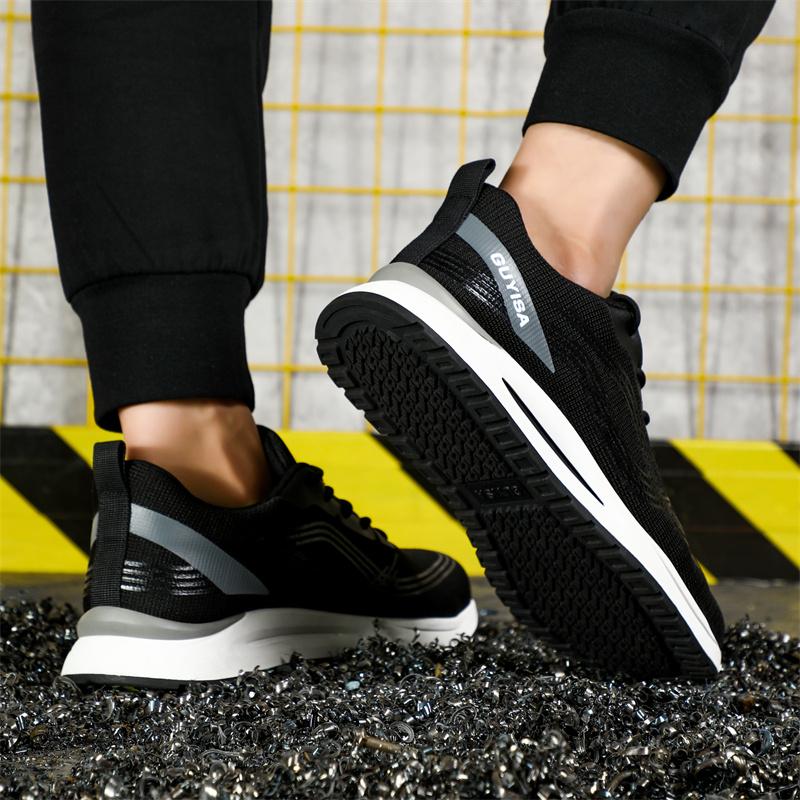 Safety Steel To Shoes Men Fashion Sports Shoes Work Boots Puncture-Proof Security Protective Shoes Indestructible