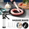 Korvstoppare Fyllningsmaskin Rostfritt Stål Köttstoppare Korvtillverkare Hushåll Utrymmesbesparande Avtagbar för HemmaKöket