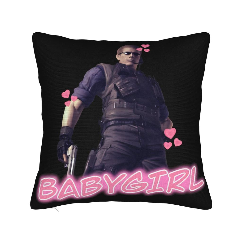 Decorative Pillow Covers Albert Wesker Merch Home Pillow Case Cover Square Multi Size