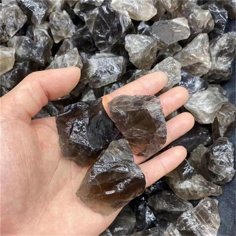 Natural Smoky Quartz Crystals Gem Raw Stone Mine Tea Crystal Original Rock Mineral Specimen Healing Reiki Home Decoration