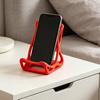 Mobile Phone Holder, 3D-Printed Skeleton-Inspired Phone Stand, Thin Lightweight Decorative Ornament for Desk Bedside Living Room Desktop